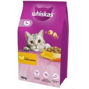 Whiskas Dry cat food with delicious chicken 14 kg