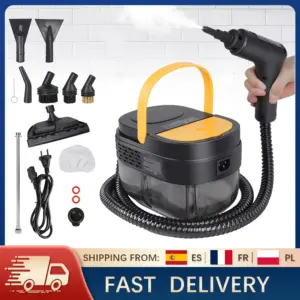 2500W Handheld Steam Cleaner 3Bar Pressure 100℃ High Temperature Sterilization 3-Speed 1600ML Tank for Home Kitchen Floor Clean