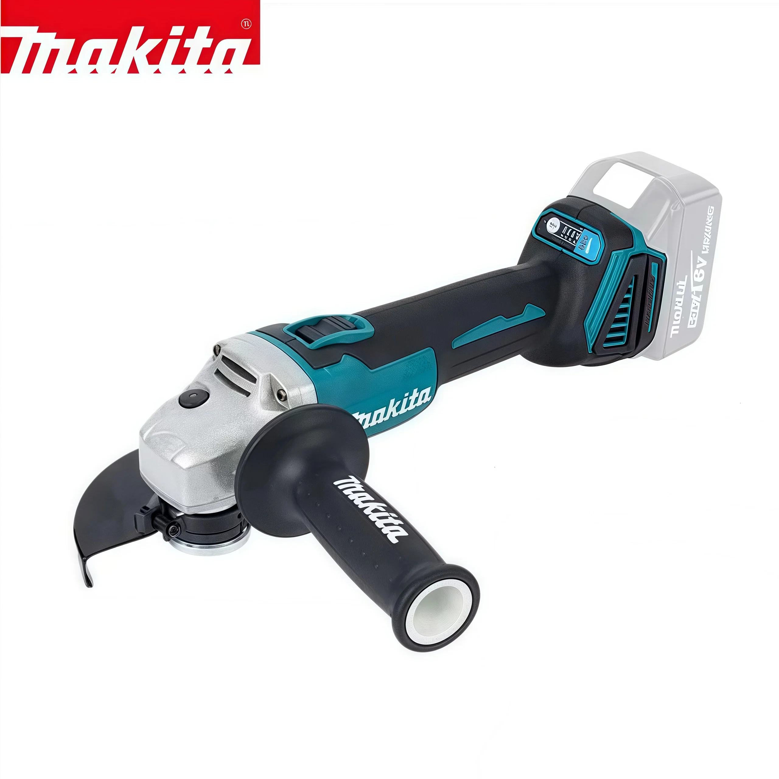 2025 Makita DGA404 100/125mm Angle Grinder 18V Lithium Battery Brushless Polishing Machine 4 Gear Industrial Cutting Power Tools 8 kf S1506a9af89604501bd737a045f8abdd4z
