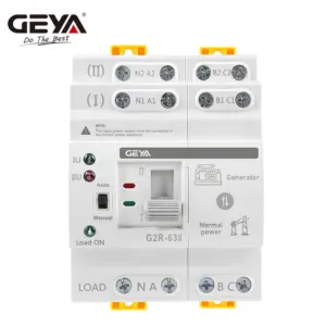 GEYA G2R ATS Mini Automatic Transfer Switch 220V Din Rail Dual Power Electrical Selector Switches Uninterrupted Power 63A 110V 5 kf S150e5669655c4c11aa4b5fec659090eco