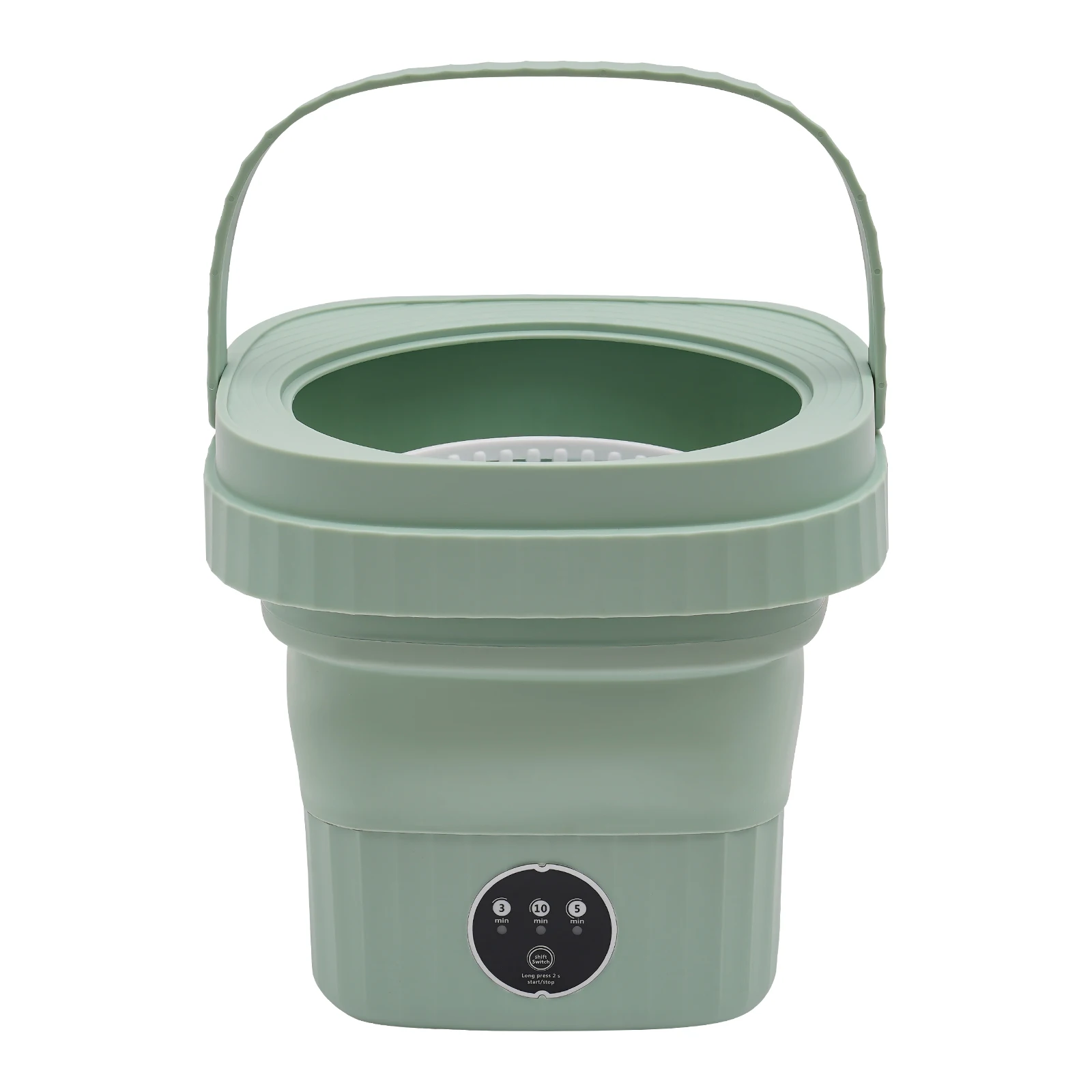 6L Portable Washing Machine 40W Folding Large Capacity Clothes Spin Dryer Bucket for Underwear Socks 28 kf S1576f2acabbf4c71b0e35ff844f11118Q