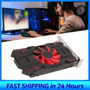 Graphics Card Quiet Working Easy To Install Support DVI VGA HD7670 4GB DDR5 128bit Plug and Play Game Graphics Card for Office
