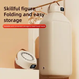Portable Clothes Dryer With Timing Electric Clothes Foldable Home Cabinet Floor Machine Laundry Dryers Warm Air Dryer Home