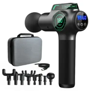 Professional Electric Massager Gun with Case for Muscle Recovery High Power Percussion Massage Therapy Ideal Gift for Back Pain