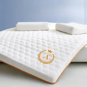 Memory Foam Mattress Topper Thick Single Twin Dorm Student Portable Rollable Orthopedic Pressure Relief Breathable Furniture