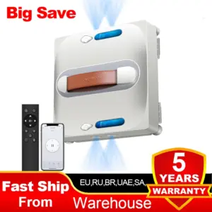 2025 Window Cleaning Robot Liectroux S11,4-Way Water Spray,Robot Vacuum Cleaner for Windows,Intelligent Navigation,Smart Memory