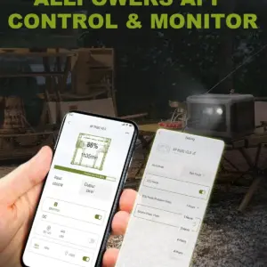 ALLPOWERS Portable Power Station R600, 299Wh LiFeP04 Battery with 2x 600W (1200W Surge) AC Outlets for Outdoor Camping RV Home 3 kf S1bdb69f75ff9488c93c19e0ead9364276