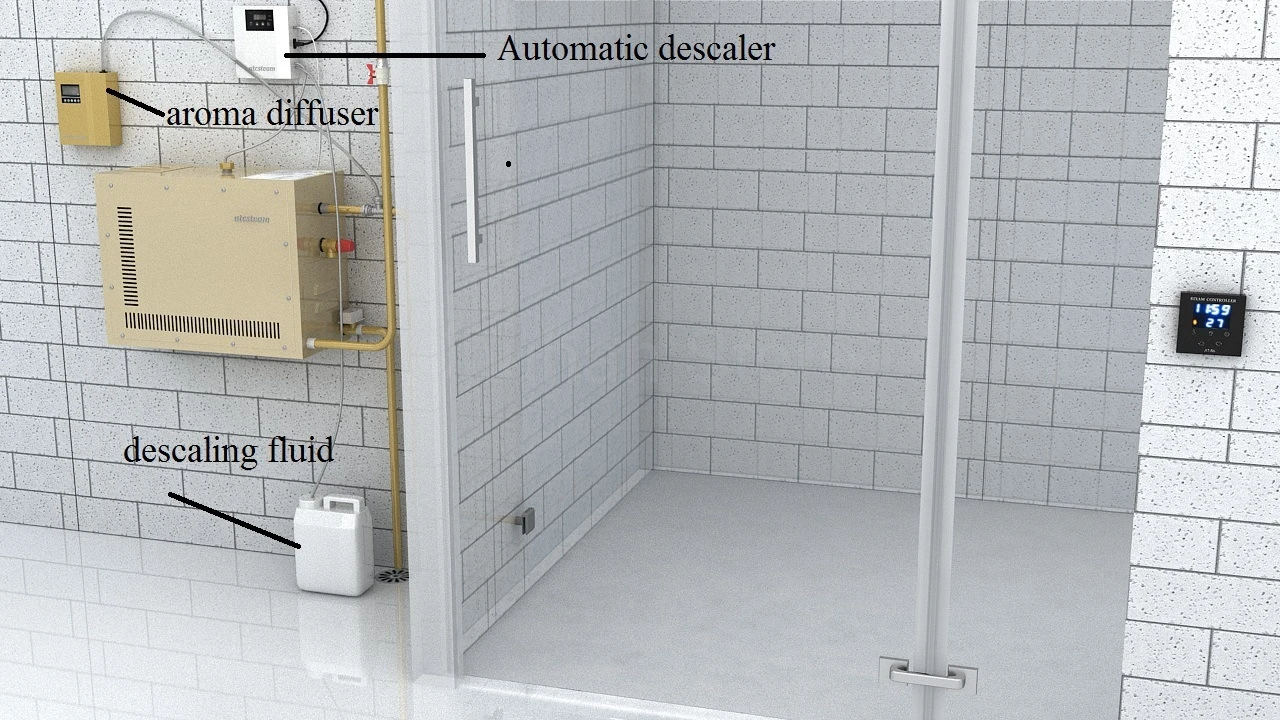 ChuHan AT-S 12/15/18KW Home Wet Steam Rooms Steam Bath Generator Household Steaming Sauna Room Steam Bath Sauna Machine For Spa 23 kf S1bf7b298081f4a9f9a3b0c6628069d7cM