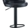 chair,360° Rotating Bar Stool Swivel Chair Stools with Backrest, Modern Home Bar Cashier Counter, Height Adjustable 60-80