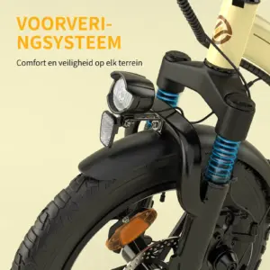 ESKUTE D100 Foldable E-Bike 250W Powerful Motor 36V13AH Lithium Battery Adult Electric Bike 16 Inch Tire City Commuting E-Bike 5 kf S1e4f862a0b2b4cde91d361219783d313B