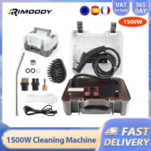 Rimoody High Temperature Pressure Steam Cleaner 3.5Bar 1500W 5 Level Temp Control Cleaning Machine for Kitchen Air Conditioner