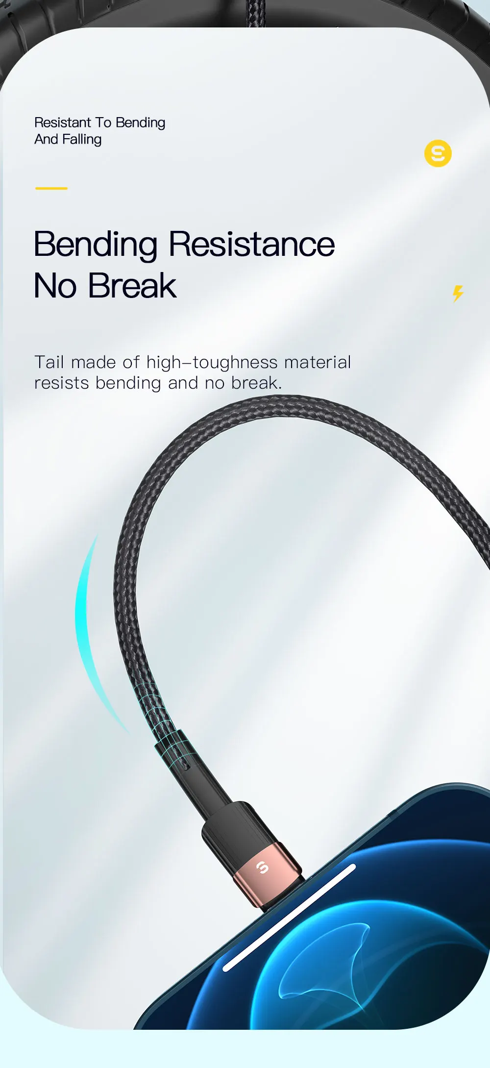 Essager Fast Charging For iPhone Usb Cable 11 12 13 Pro Max Mini Xs Xr X SE 8 7 6 Plus 6s 5 5s 2.4A Wire For iPhone Charger Cord 12 kf S201ffd8e9cd041eb9c2184574415ccf8u