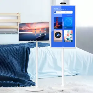 Multi-sized Touch Screen Smart TV For Fitness Wireless Casting External Camera Portable Adjustable Height Interactive Monitor