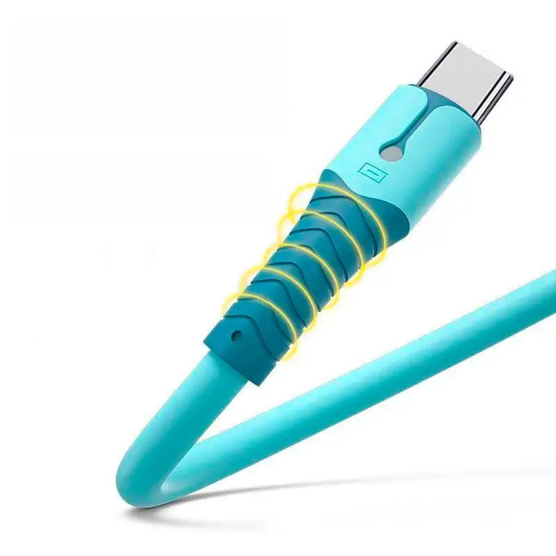 USB Type A To USB Type C Or Micro USB Liquid Silicone Data Cable With Light Applicable Android USB C Mobile Phone 8 kf S21bfe86da08a4baa8fb5a3552dcb6ad5S