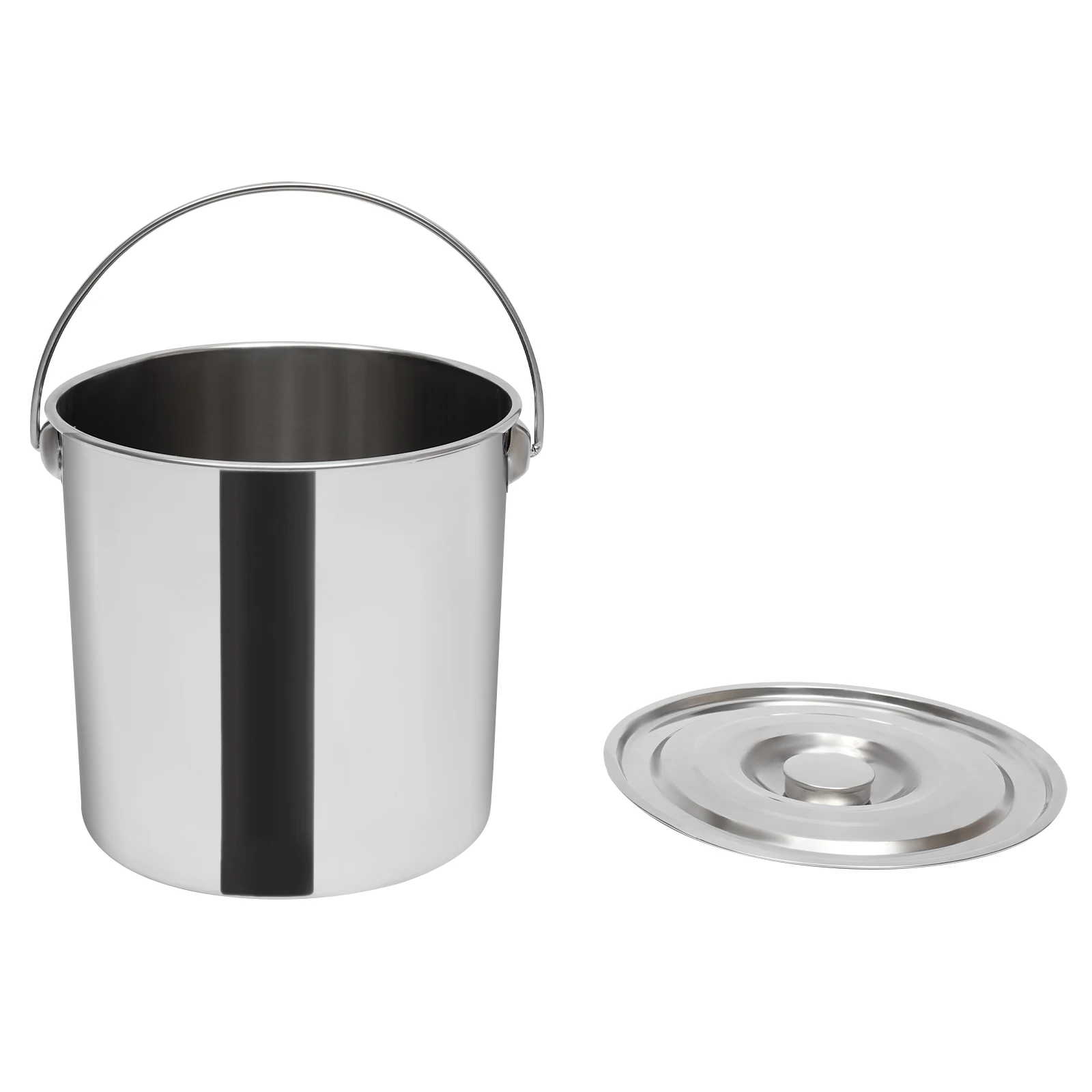 20L Extra Thick Stainless Steel Barrel Bucket Food Tank Water Storage with Lid for Storing and Transporting Pet Dry Food 13 kf S21fa0b4576f94e84b310cdda4e977e16a
