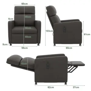 Devoko Electrically Adjustable Relaxation armchair with reclining function-TV armchair Single armchair Rest armchair living room armchair 5 kf S23a8a0544ad44f6da6405b247de7aad07