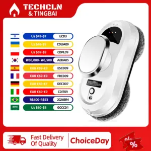 Intelligent Window Cleaning Robot Vacuum Cleaner Robot Window Cleaner Electric Glass Limpiacristales Remote Control for Home