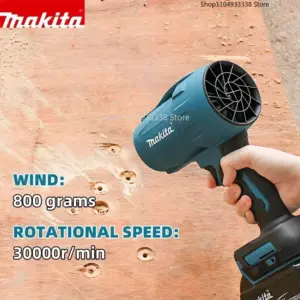 Makita 30000RPM Violent Blower Turbo Jet Fan 18V Electric Air Duster Wind Speed Turbo Rechargeable with Light Car Cleanin Tool 5 kf S240f94f0ff594f0584814053dda82ca50