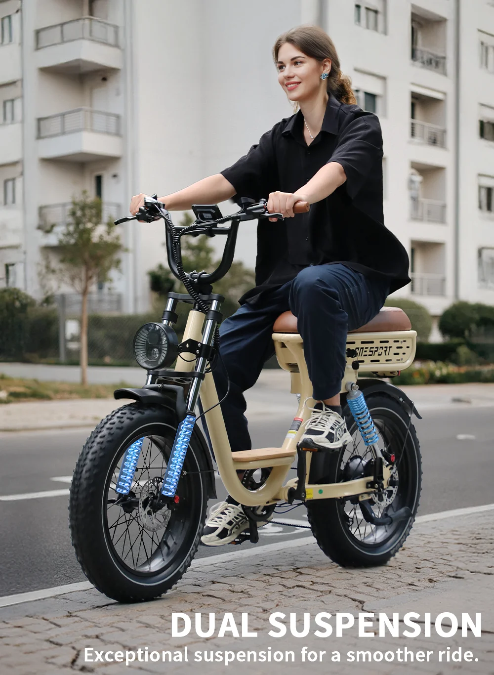 Electric Bike 250W Motor 48V18AH Batteries Hydraulic Brake Dual Suspension Electric Bicycle 20-Inch Fat Tire All Terrain E Bike 12 kf S2485de54ce574b4897c386c493e5f065y