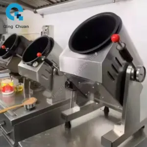 Automatic Cooking Robot Intelligent Commercial Stir Frying Machine Canteen Takeaway Drum Cooking Rice Frying Machine
