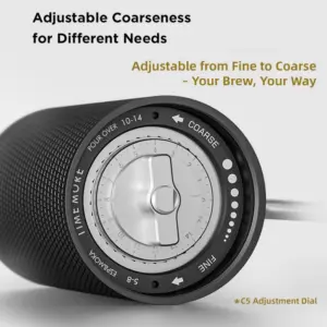 TIMEMORE Chestnut C5/C5ESP Portable Manual Coffee Grinder Hand Espresso Grinder S2C 42mm Burr Inside Higher Grinding Efficiency 5 kf S26f463e86ea84257ac615c90baa6dd428