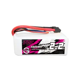 CNHL 4S 14.8V 2200mAh Lipo Battery 70C With XT60 T Dean Plug For RC Airplane Car FPV Helicopter Drone Quadcopter