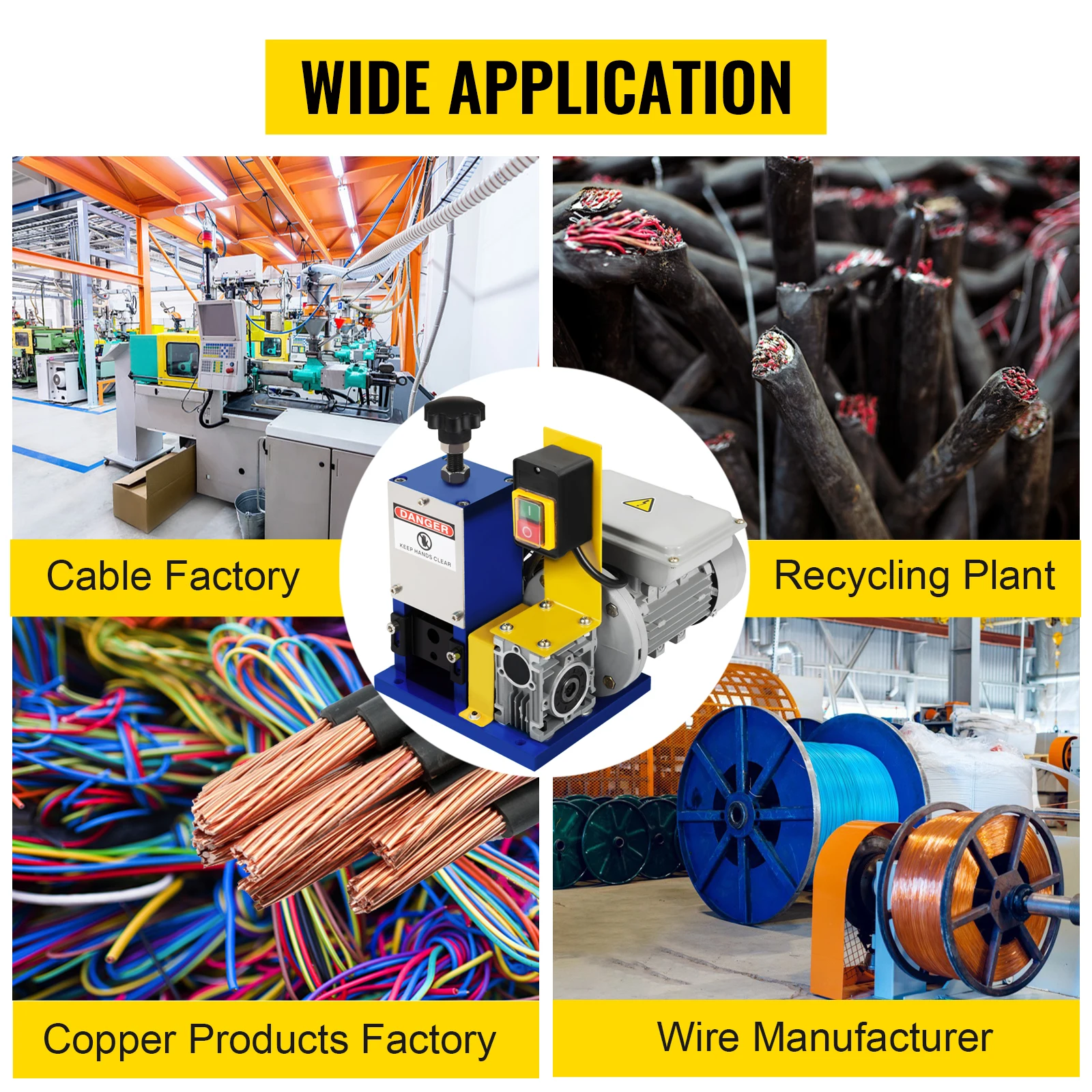 Sihao Electric Wire Stripping Machine Three Type With Cable Stripper Machine Metal Tool Extra Blade Copper For Recyle 16 kf S2b92293fed9b49178400c3271c67d7dcQ