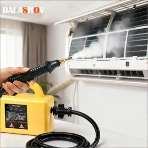 2600W Steam Cleaner High Temperature and Pressure Sterilization Air Conditioning Portable Steamer Cleaner for Car Auto High Heat