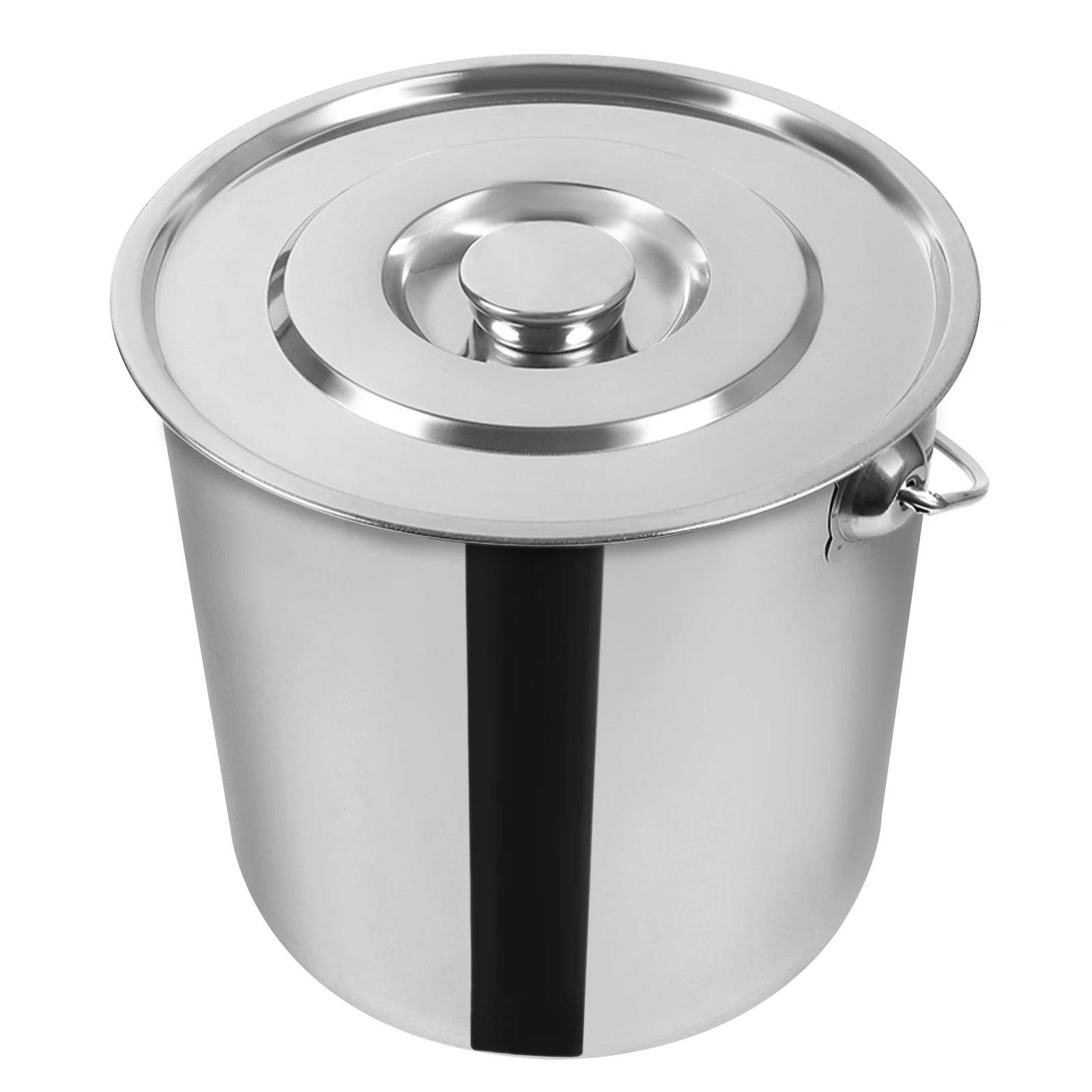 20L Extra Thick Stainless Steel Barrel Bucket Food Tank Water Storage with Lid for Storing and Transporting Pet Dry Food 23 kf S2f094c48ce10415f9f291d4df92a184eV