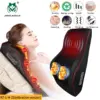 3 in 1 Newest Massage Pillow with Car Home Duel Use Easy Carry Neck Back Shoulder Waist Body Massager Gift Relief Pain EU Plugs