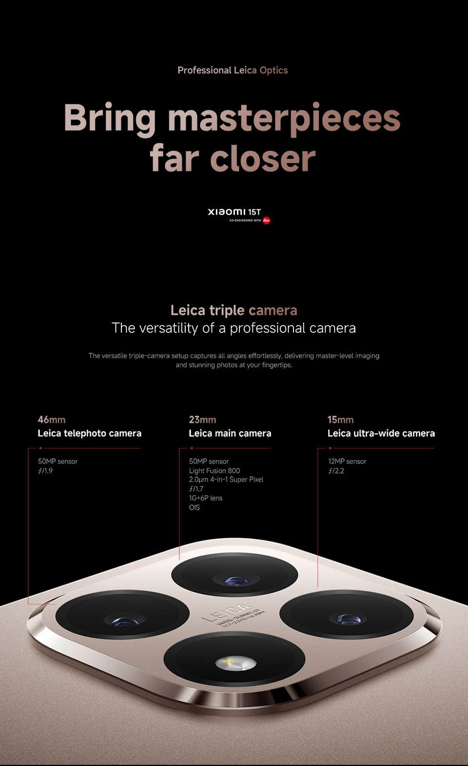 Xiaomi 15T 5G Smartphone 12GB RAM Leica Camera 6.83 AMOLED Display 120Hz MTK Dimensity 8400-Ultra CPU 5500mAh Without Charger 9 kf S308fafad18464aeca239bc69c42849bfS