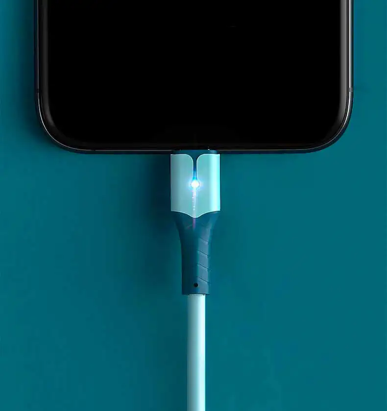 USB Type A To USB Type C Or Micro USB Liquid Silicone Data Cable With Light Applicable Android USB C Mobile Phone 16 kf S3166e6a131484d0d89cb6d93ff604568k