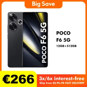 Global Version POCO F6 5G Smartphone NFC Snapdragon®8s Gen 3 120Hz 90W Turbo Charging 5000mAh Battary