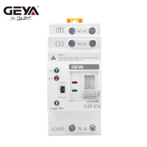 GEYA G2R ATS Mini Automatic Transfer Switch 220V Din Rail Dual Power Electrical Selector Switches Uninterrupted Power 63A 110V 2 kf S31d375dd04744efe9f4a6de41693d8c6q