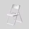 Simple Plastic Folding Chair Office Chair Conference Chair Computer Chair Training Chair Home Backrest Chair Portable Folding St