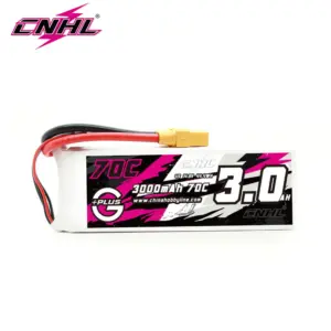 CNHL Lipo 4S 14.8V 3000mAh Battery 70C With XT90 Plug G+PLUS For RC Quadcopter Helicopter Airplane Drone FPV Car Boat Part