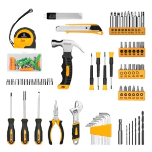 DEKO 126Pcs Power Tool Combo Kits with 8V Cordless Drill,10MM 3/8'' Keyless Chuck,Professional Home Household DIY Hand Tool Kits 3 kf S34505d7768244324a666697f2d8e1b64T