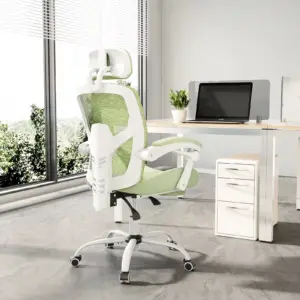 JHK Ergonomic Reclining High Back Mesh Living Room Rocking Gaming Chair Computer Desk Swivel Rolling Lumbar Support Pillow