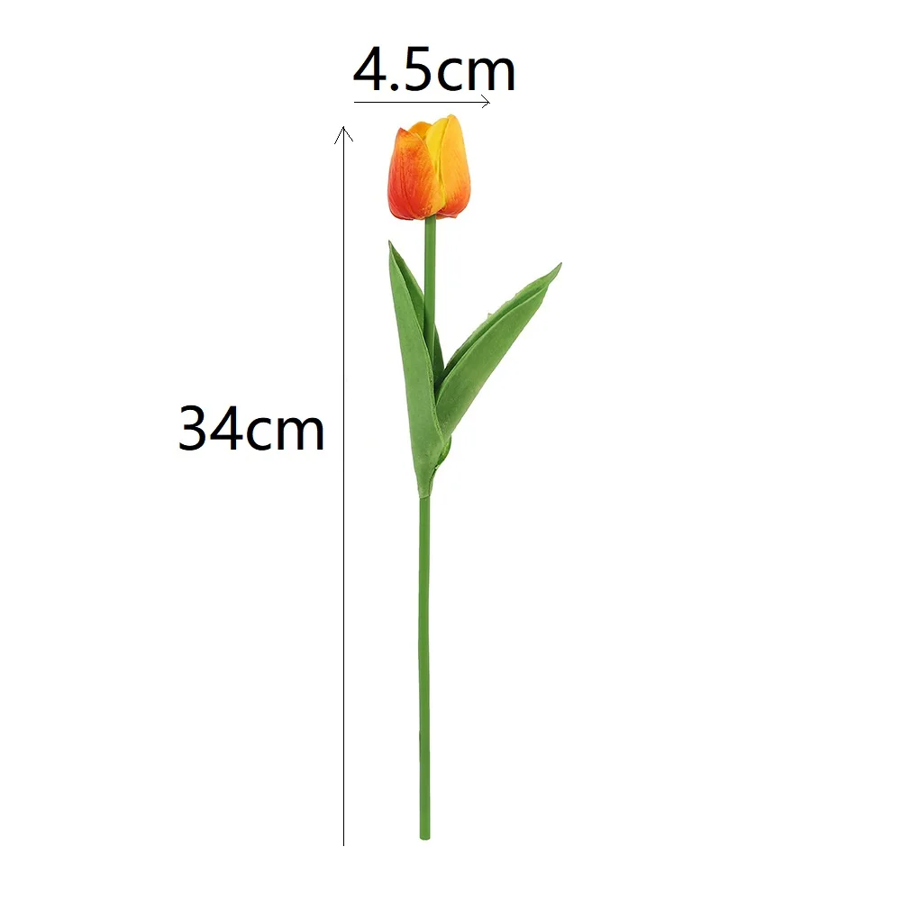 10PCS Artificial Tulips Flower Realistic Touch Tulip Flowers Fake Tulips Flowers for Home Table Vase Decor Wedding DIY Bouquet 16 kf S365aea27ae69414b9224630fd831f3ebX