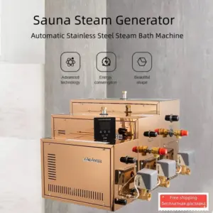 ChuHan AT-S 12/15/18KW Home Wet Steam Rooms Steam Bath Generator Household Steaming Sauna Room Steam Bath Sauna Machine For Spa