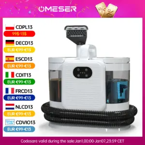 OMESER C988 1650W Steam Cleaning Spray Machine 15KPa Suction Carpet Cleaner Handheld Smart Home Appliance for Sofa Bed Clean