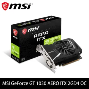 MSI GeForce GT 1030 AERO ITX 2GD4 OC 64Bit DVI PCI-E 3.0 Geforce GPU Gt 1030 Gaming Video Card Placa De Video