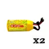 2PCS CNHL 3S 4S Lipo Battery 11.1V 14.8V 600mAh 120C Pizza Series With XT30U Plug For RC FPV Drone Mini Quadcopter Airplane