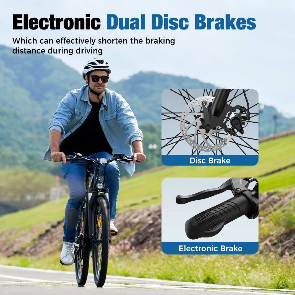 iScooter EB3 Electric Bike, 500W Motor, 36V 10.4AH, Adult Electric Bike, Removable Lithium Battery, City Commuting E-Bike 15 kf S3c67bf4aeb33499aacab9c42eeb5cff1Q