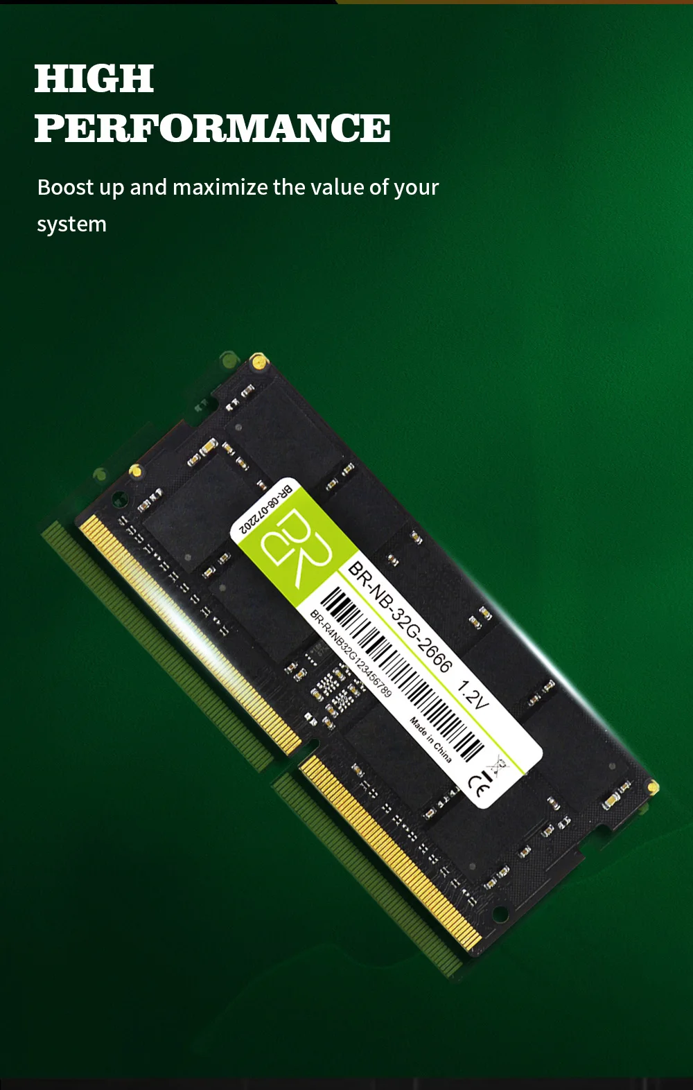 BR DDR4 DDR3 Memoria Ram Notebook 32GB 16GB 8GB 4GB 3200 2666 2400 1600 1333 Sodimm Laptop Memory 10 kf S3cf3304ebef34f1fa111631c92e0bd5eo