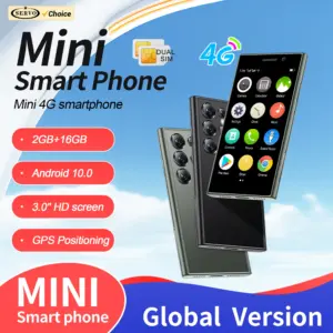 SERVO S24 MINI 4G LTE Smartfon z systemem Android 2 GB + 16 GB Sklep Play WhatsApp WiFi Odblokowanie twarzą 3,0" Mały smartfon Samrt 2 karty SIM