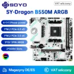 SOYO AMD B550M Gaming Motherboard AM4 Socket Supports AMD Ryzen 3000/4000/5000 Series Processors PCIe 4.0 x16 SATA 3.0 M.2 NVME