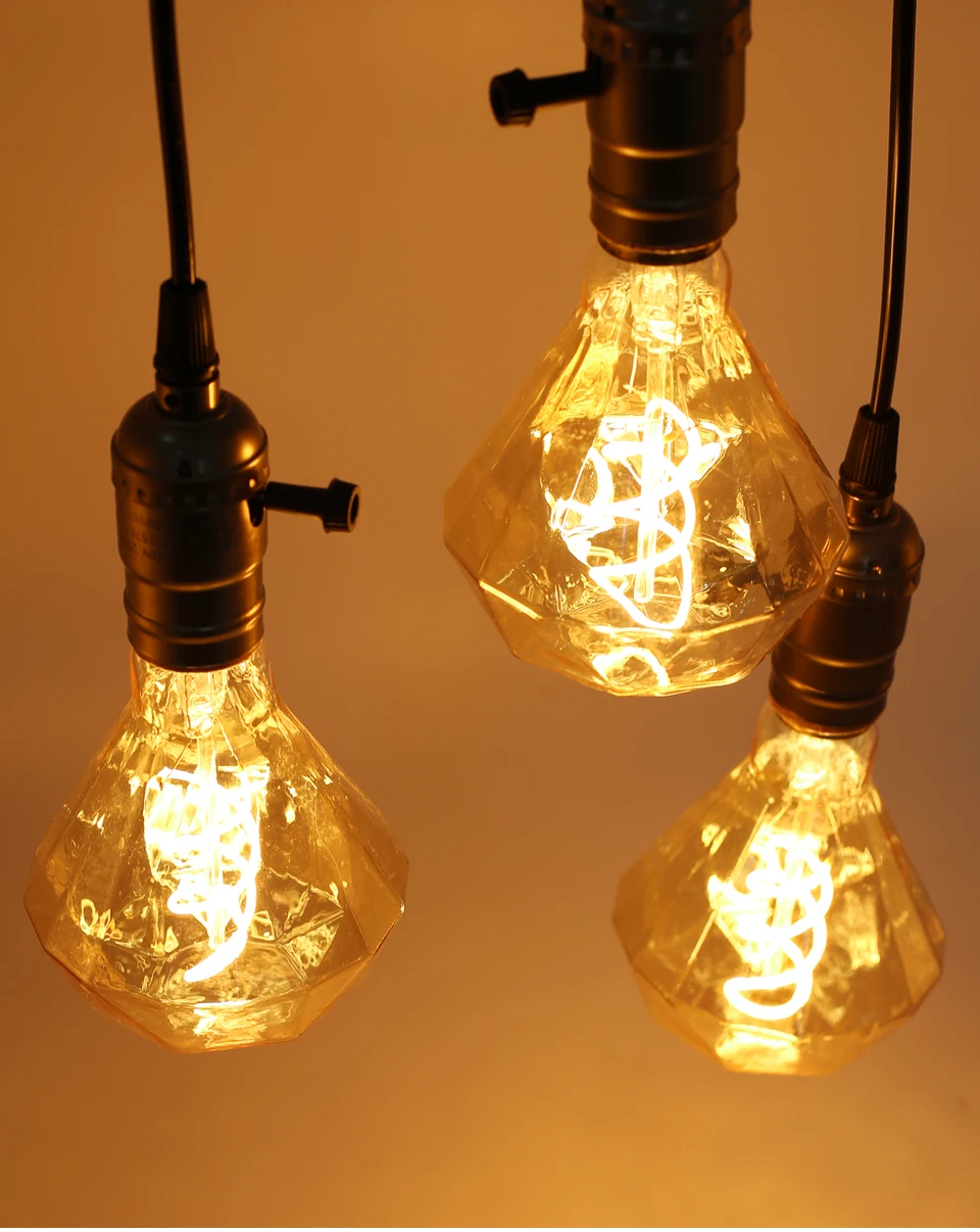 E27 LED Filament Light Bulb 220V 4W A60 ST64 T45 T185 G80 G95 G125 Retro Vintage ampoules LED Edison Lamp Spiral Bulb For Home 13 kf S3f4b3239d77e4c529664d25645f567c4q