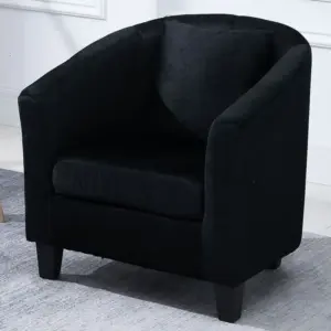 Accent Chairs for Bedroom Living Room Midcentury Modern Arm Chair Comfy Reading Sofa Chair Upholstered Single Sofa Couch