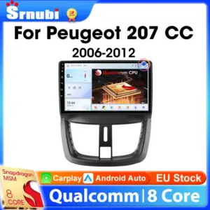 Android Wireless Carplay Car Radio for Peugeot 207 CC 207CC 2006-2015 Multimedia Player 2Din Navigation Stereo Head Unit Auto
